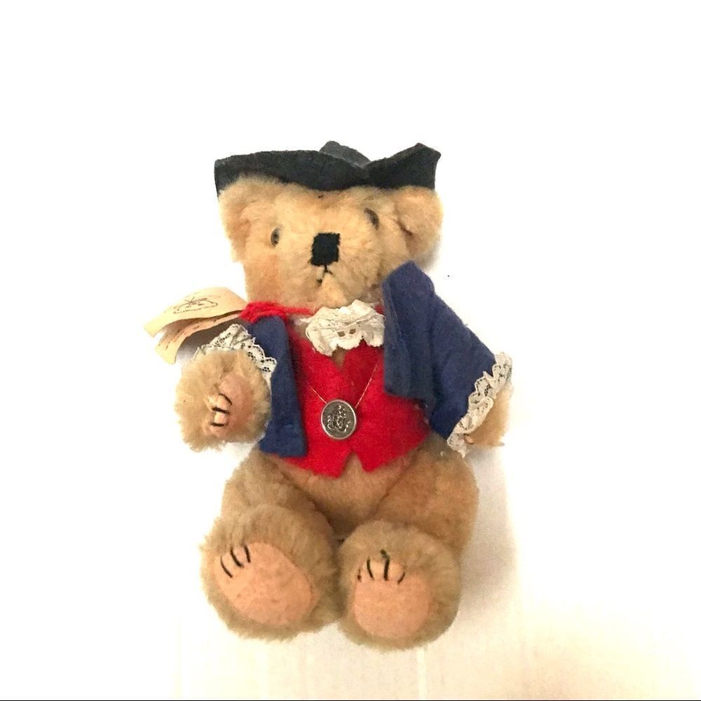 NWT Vintage Boyds Bear G. Washington mini bear 1984